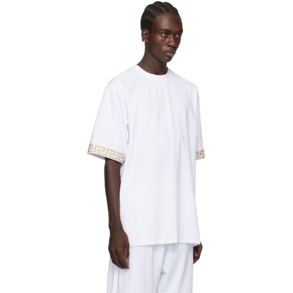 베르사체 베르사체 언더웨어 베르사체 Versace Underwear White Tresor de la Mer T-Shirt 241653M213001