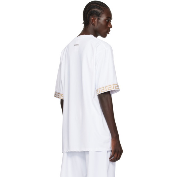 베르사체 베르사체 언더웨어 베르사체 Versace Underwear White Tresor de la Mer T-Shirt 241653M213001