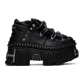 베트멍 VETEMENTS Black New Rock 에디트 Edition Platform Sneakers 241669F128005