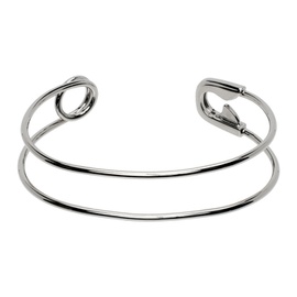 베트멍 VETEMENTS Silver Safety Pin Bracelet 241669M142001