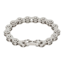 베트멍 VETEMENTS Silver Biker Chain Bracelet 241669M142003