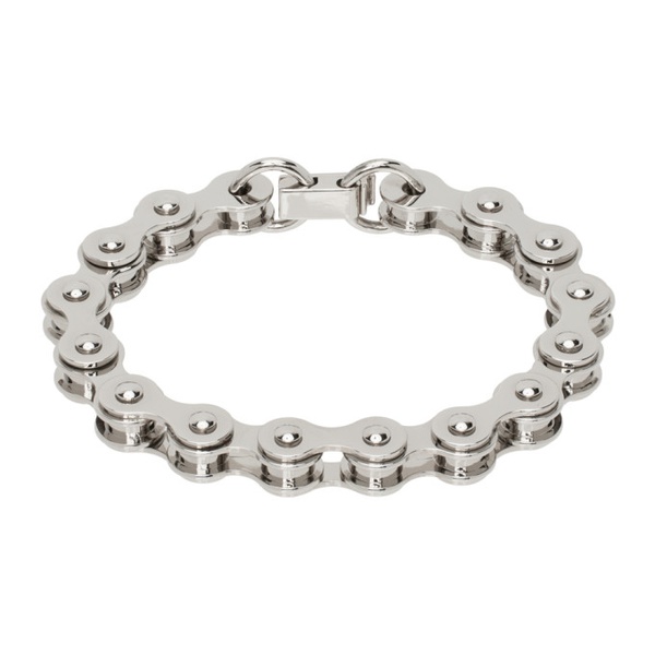  베트멍 VETEMENTS Silver Biker Chain Bracelet 241669M142003