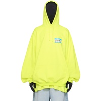 Yellow My Name Is 베트멍 Vetements Hoodie 241669M202004