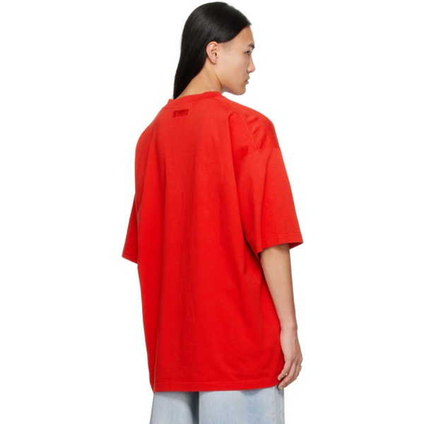  베트멍 VETEMENTS Red Limited 에디트 Edition T-Shirt 241669M213018