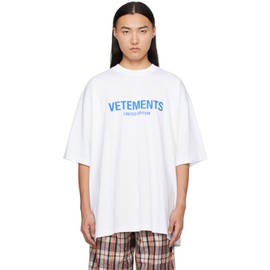 베트멍 VETEMENTS White Limited 에디트 Edition T-Shirt 241669M213019