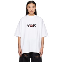 베트멍 VETEMENTS White Y2K T-Shirt 241669M213032