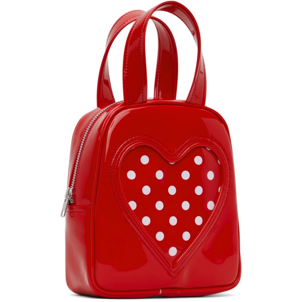  Comme des Garcons Girl Red Patent Bag 241670F046000