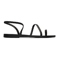 Ancient Greek Sandals Black Eleftheria 241674F124042