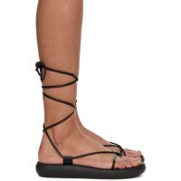 Ancient Greek Sandals Black Diakopes Comfort 241674F124049