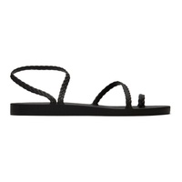 에인션트 그릭 샌들 Ancient Greek Sandals Black Eleftheria Sandals 241674F124070