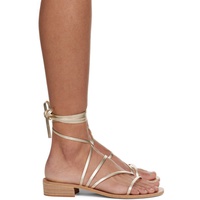 Ancient Greek Sandals Gold Hara Heeled 241674F125009