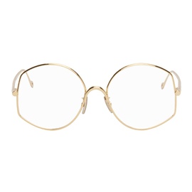 로에베 LOEWE Gold Refined Metal Glasses 241677F004002