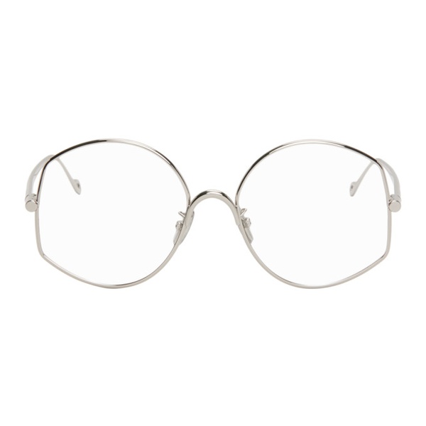 로에베 로에베 LOEWE Silver Refined Metal Glasses 241677F004003