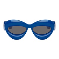 로에베 LOEWE Blue Inflated Cat-Eye Sunglasses 241677F005008