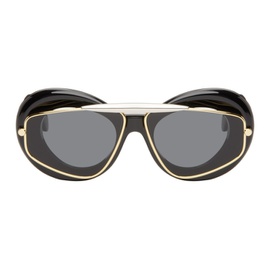 로에베 LOEWE Black Wing Double Frame Sunglasses 241677F005029