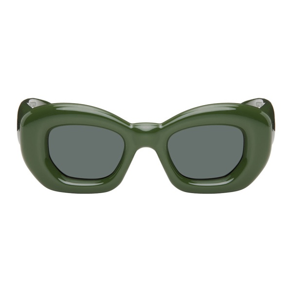 로에베 로에베 LOEWE Green Inflated Butterfly Sunglasses 241677F005034