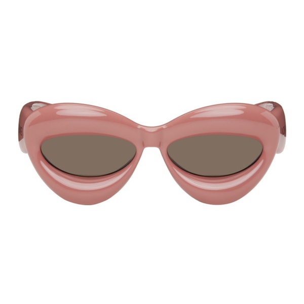 로에베 로에베 LOEWE Pink Inflated Cat-Eye Sunglasses 241677F005061