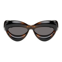 로에베 LOEWE Tortoiseshell Inflated Cat-Eye Sunglasses 241677F005062