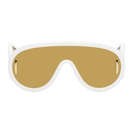 로에베 LOEWE White Wave Mask Sunglasses 241677F005069