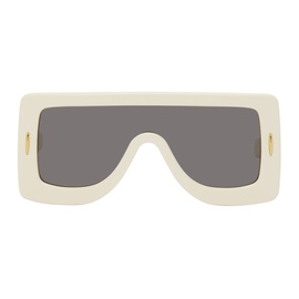 로에베 LOEWE 오프화이트 Off-White Anagram Mask Sunglasses 241677F005071