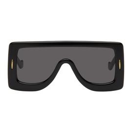 로에베 LOEWE Black Anagram Mask Sunglasses 241677F005072