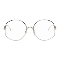 로에베 LOEWE Silver Refined Metal Glasses 241677M133005