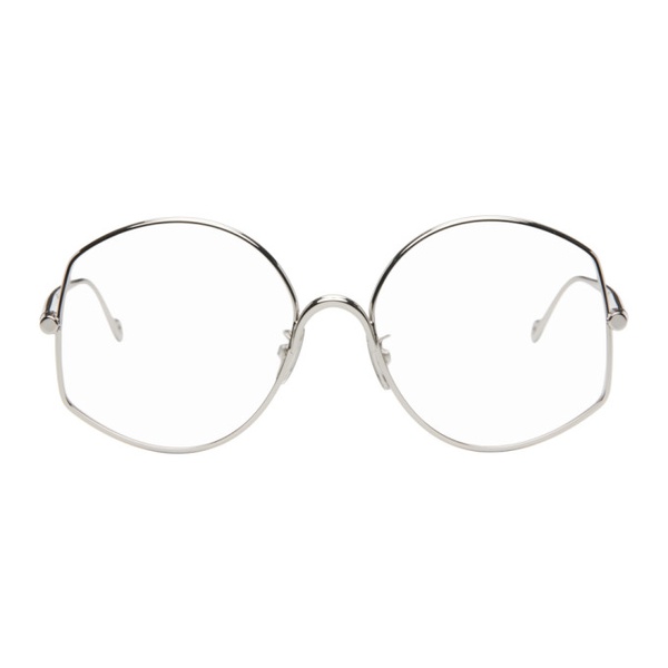 로에베 로에베 LOEWE Silver Refined Metal Glasses 241677M133005