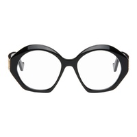 로에베 LOEWE Black Chunky Anagram Glasses 241677M133007