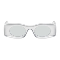 로에베 LOEWE White & Silver Paulas Ibiza Original Sunglasses 241677M134001