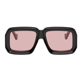 로에베 LOEWE Black Paulas Ibiza Dive In Mask Sunglasses 241677M134009