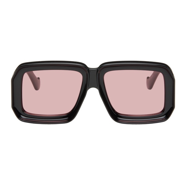 로에베 로에베 LOEWE Black Paulas Ibiza Dive In Mask Sunglasses 241677M134009