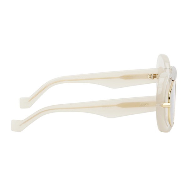 로에베 로에베 LOEWE 오프화이트 Off-White Wing Double Frame Sunglasses 241677M134021
