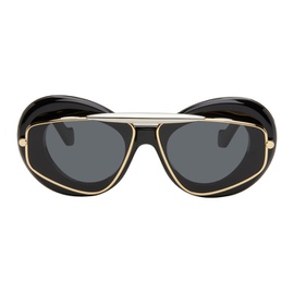 로에베 LOEWE Black Wing Double Frame Sunglasses 241677M134026
