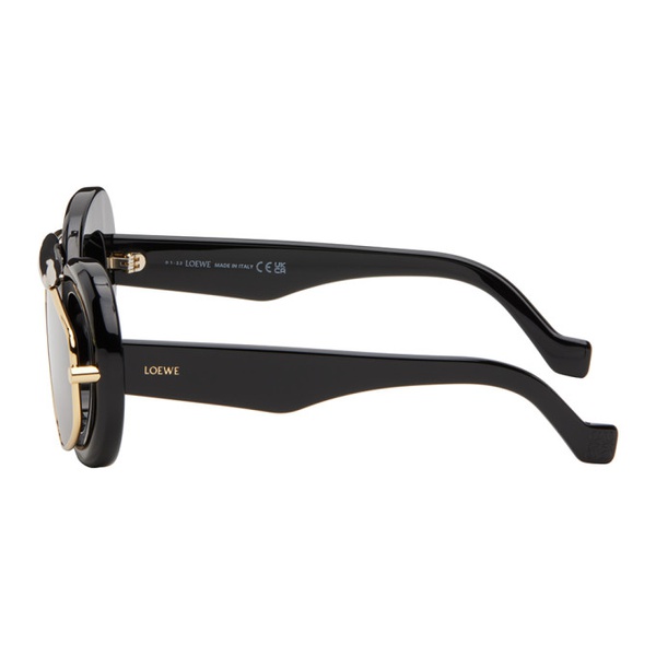 로에베 로에베 LOEWE Black Wing Double Frame Sunglasses 241677M134026
