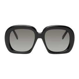 로에베 LOEWE Black Halfmoon Sunglasses 241677M134036