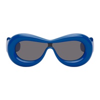 로에베 LOEWE Blue Inflated Goggle Sunglasses 241677M134041