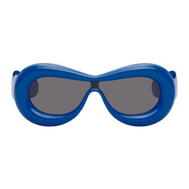 로에베 LOEWE Blue Inflated Goggle Sunglasses 241677M134041