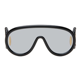 로에베 LOEWE Black Wave Mask Sunglasses 241677M134050