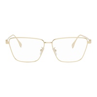 펜디 Fendi Gold Baguette Glasses 241693F004017