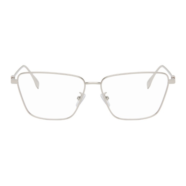 펜디 펜디 Fendi Silver Baguette Glasses 241693F004018