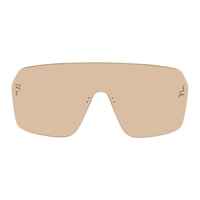 Rose Gold 펜디 Fendi First Crystal Sunglasses 241693F005000
