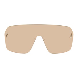 Rose Gold 펜디 Fendi First Crystal Sunglasses 241693F005000