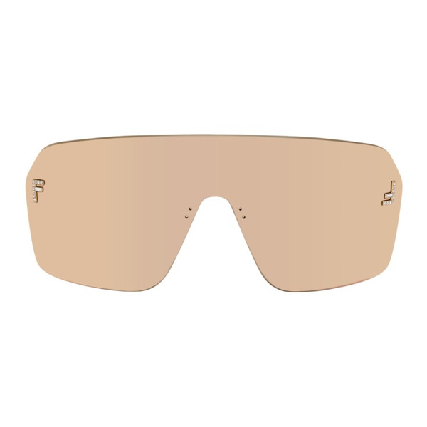 펜디 Gold 펜디 Fendi First Crystal Sunglasses 241693M134000