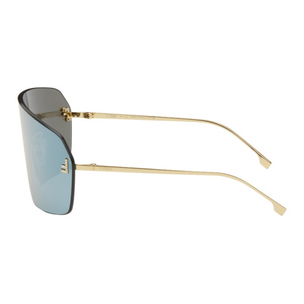 펜디 Gold 펜디 Fendi First Crystal Sunglasses 241693M134001