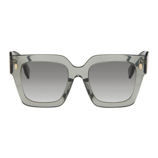 펜디 펜디 Fendi Gray Roma Sunglasses 241693M134014