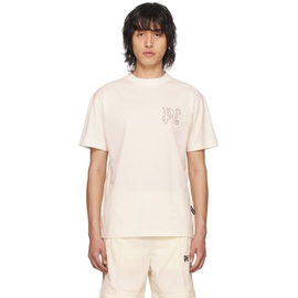 팜엔젤스 Palm Angels 오프화이트 Off-White Monogram Stud T-Shirt 241695M213016