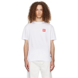 팜엔젤스 Palm Angels White Ski Club Classic T-Shirt 241695M213017