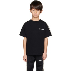팜엔젤스 Palm Angels Kids Black Printed T-Shirt 241695M703002
