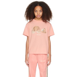 팜엔젤스 Palm Angels Kids Pink Bear T-Shirt 241695M703019