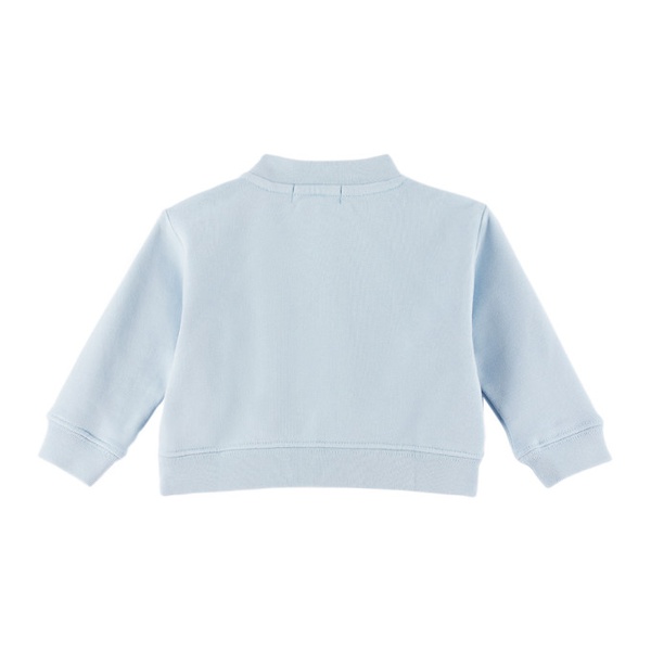  팜엔젤스 Palm Angels Baby Blue Printed Sweatshirt 241695M718000